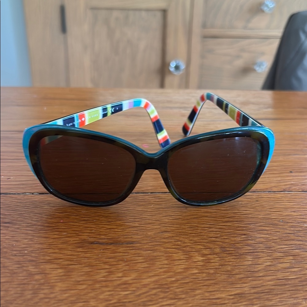 Kate Spade Colorful Striped Sunglasses